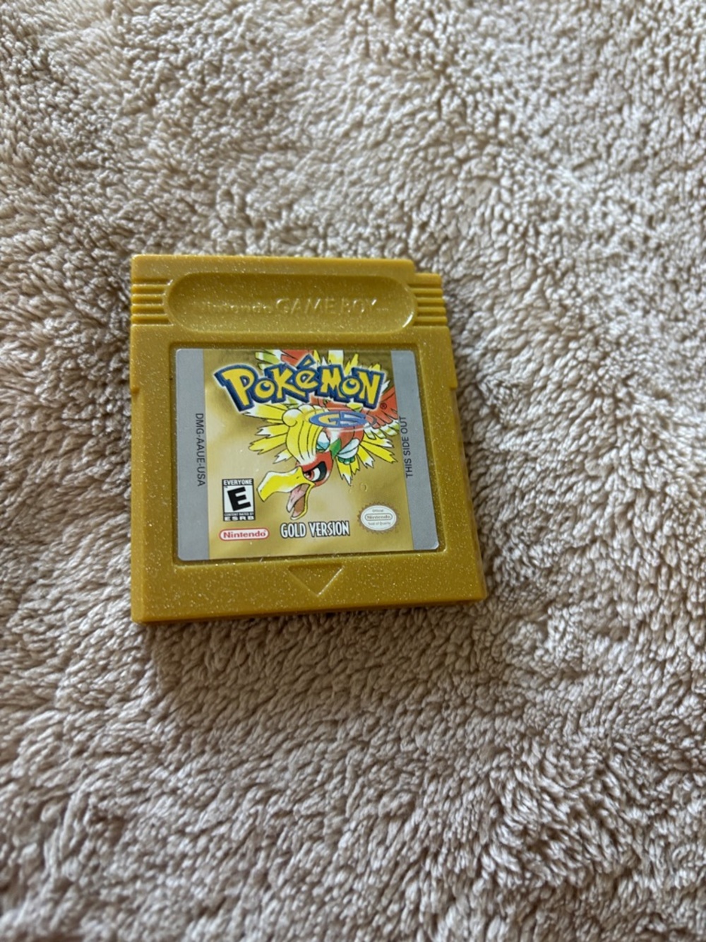 Pokemon Gold Version (Nintendo Game Boy Color, 2000) Authentic Tested & Working